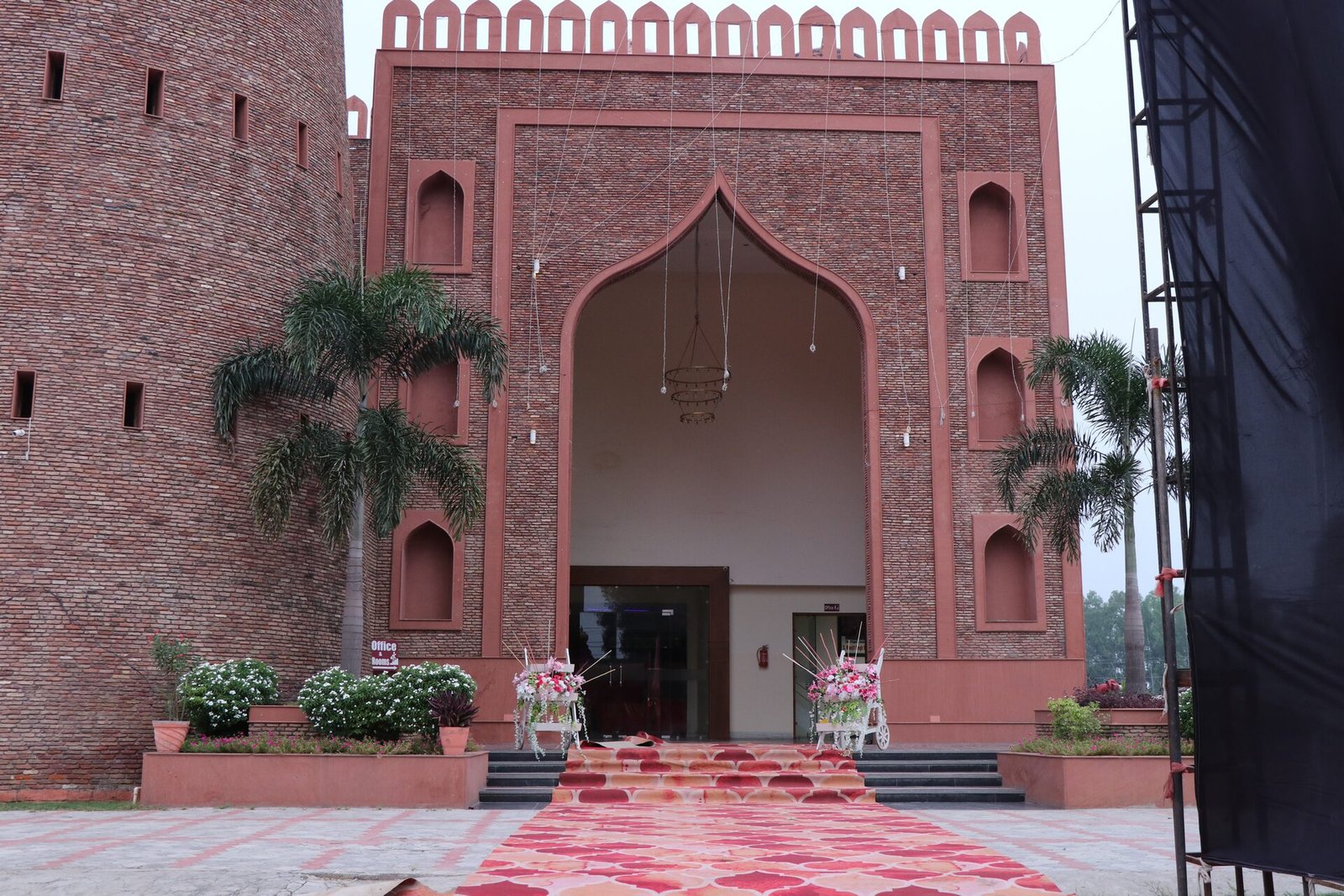 Fort Patiala grand entrance archway with chandelier